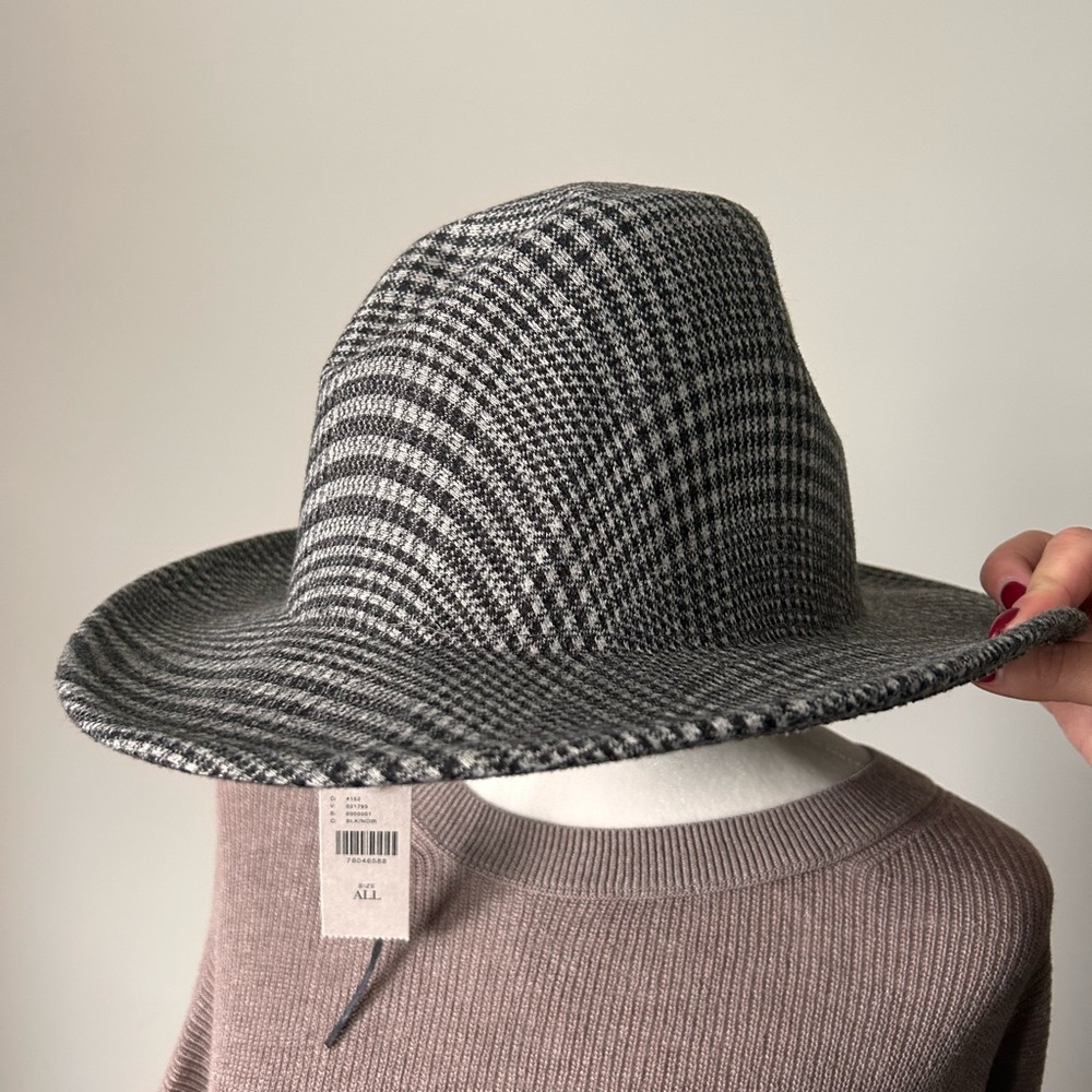 Anthropologie Plaid Fedora